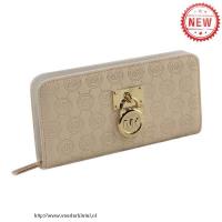 michael kors hamilton logo continental groot ivoor portefeuilles Tassen Zomer 2017 40hmt364